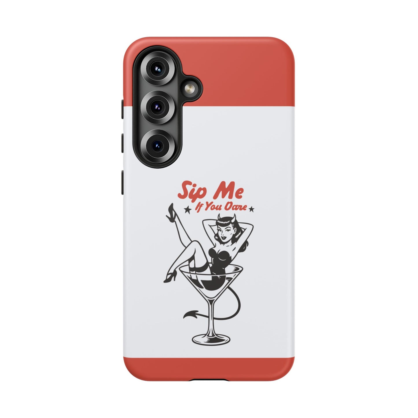Samsung Galaxy S25 phone case - Lady and a Wine Glass