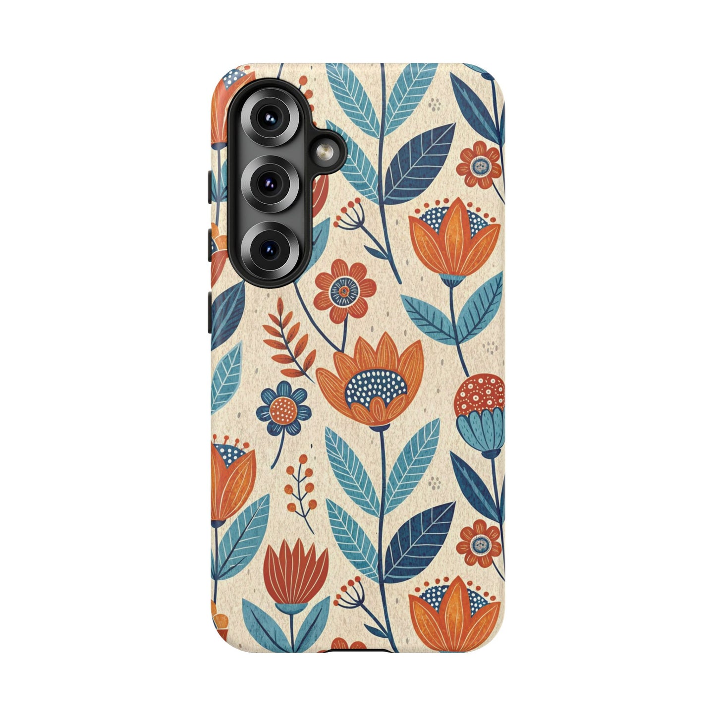 Samsung Galaxy S25 phone case - Timeless Vintage Floral Pattern