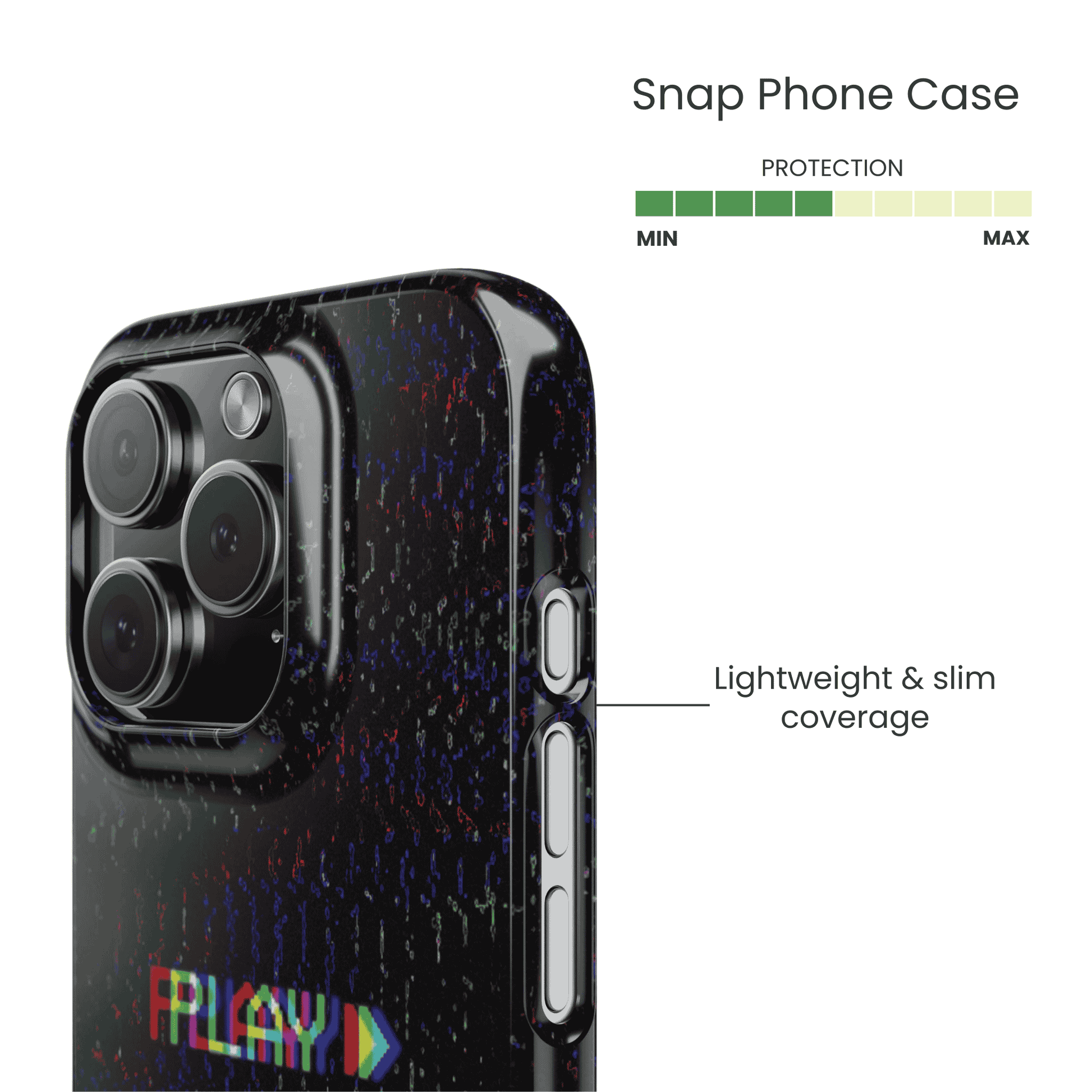 Snap Phone Case Protection Info - Lightweight