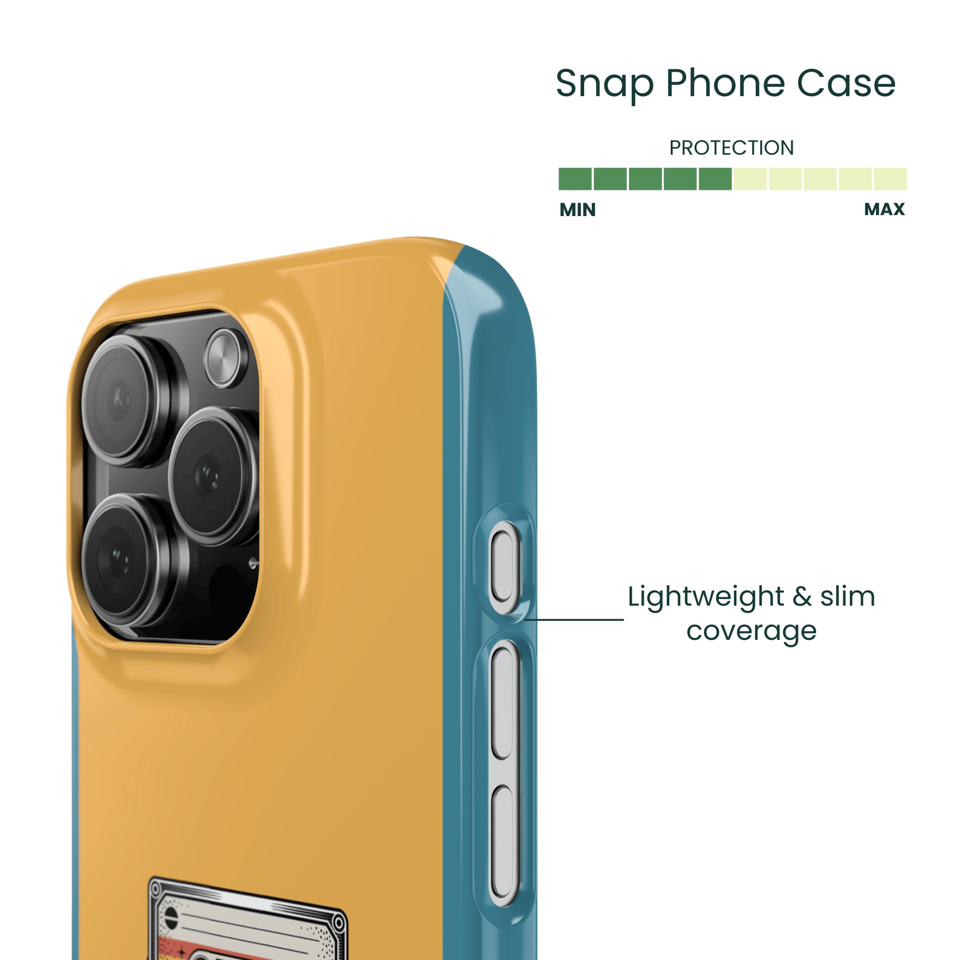 Snap Phone Case Protection Info - Lightweight