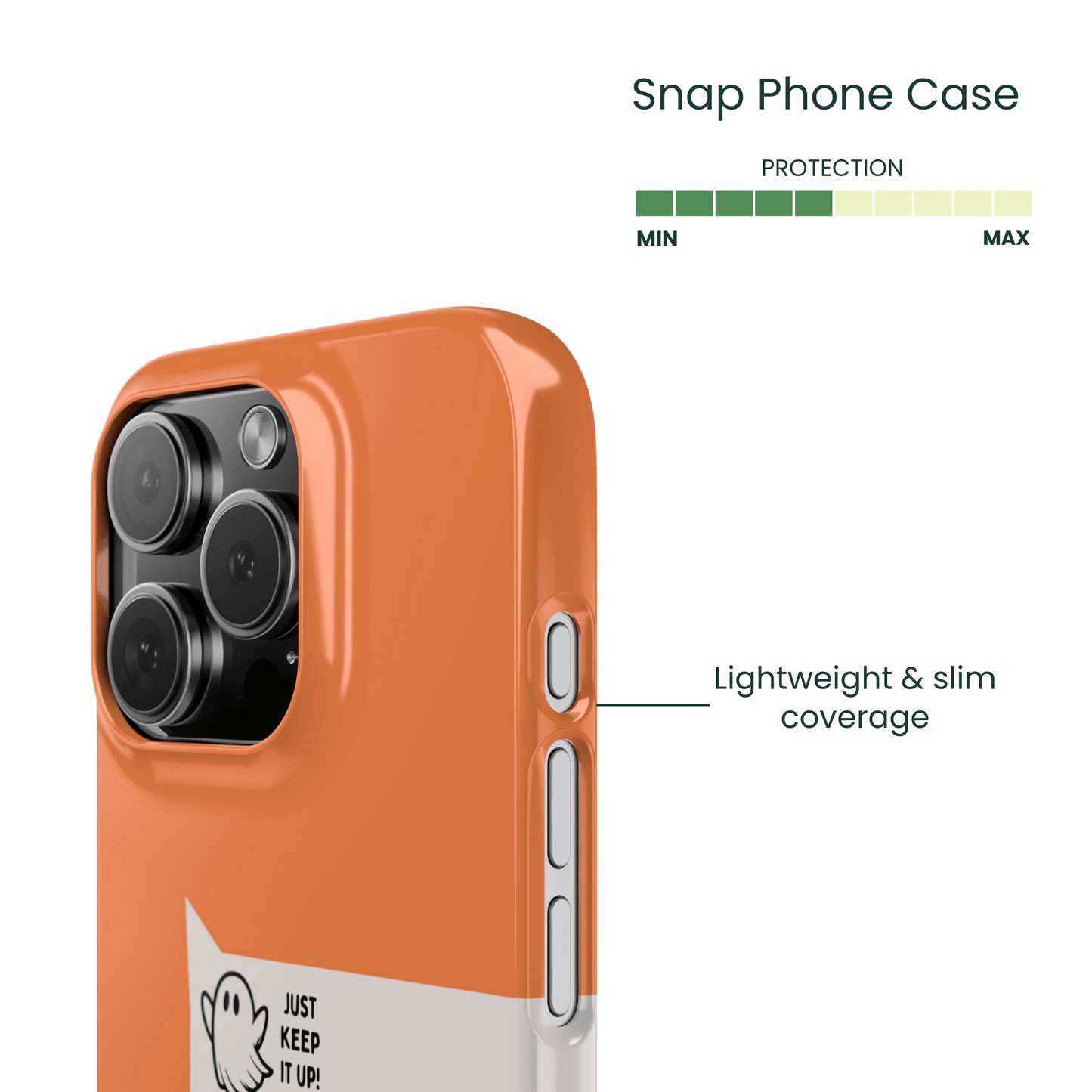 Snap Phone Case Protection Info - Lightweight