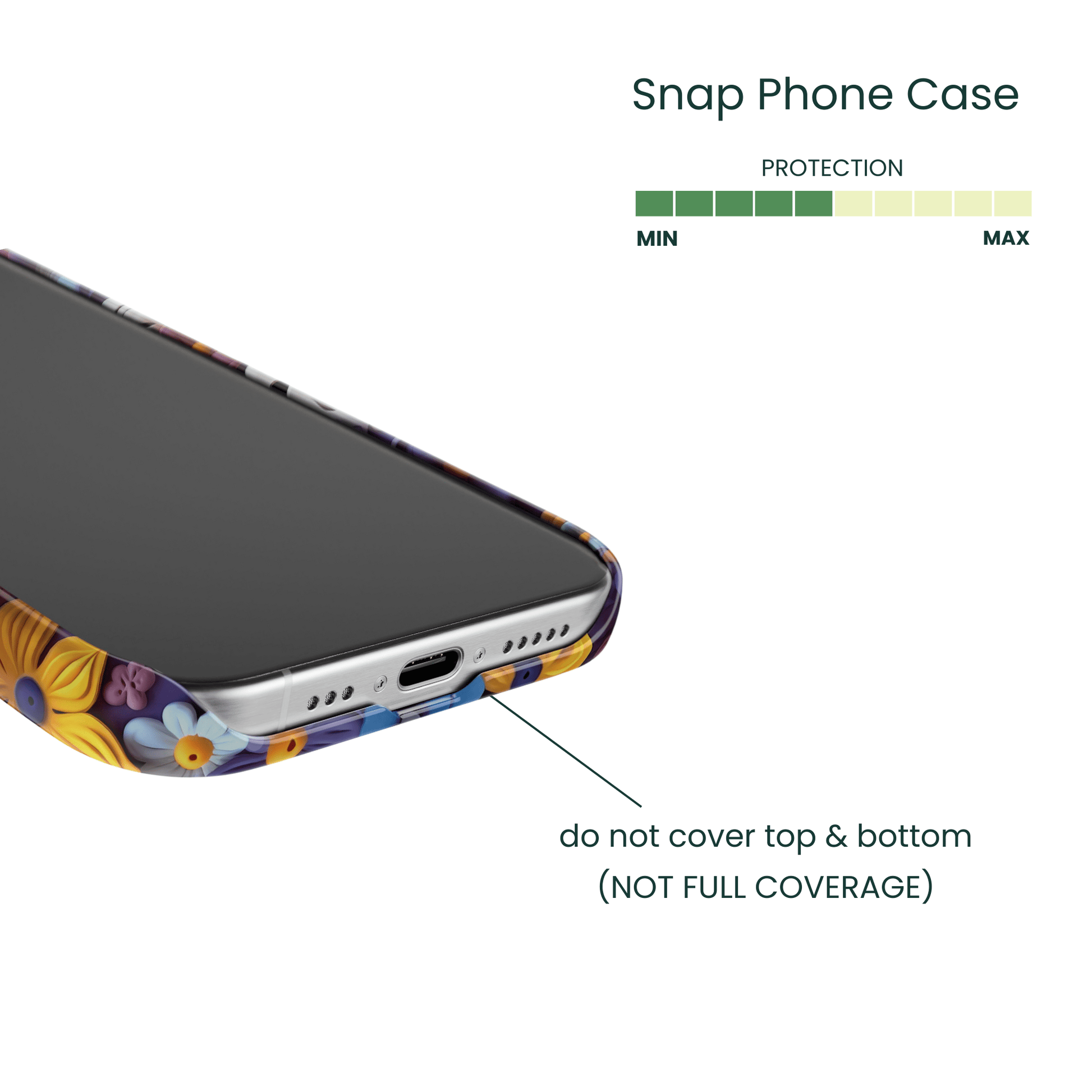 Soft matte lightweight snap case for a bulk free phone experience