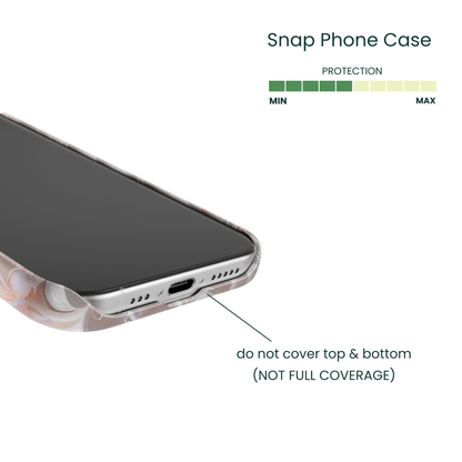 Snap phone case shell protection & coverage info