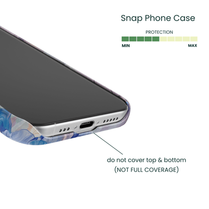 Snap phone case protection and coverage info