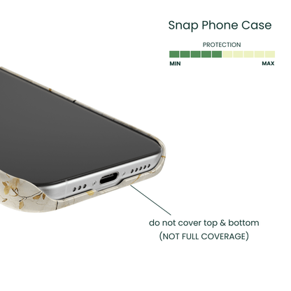 Lightweight snap case for a bulk free phone experience