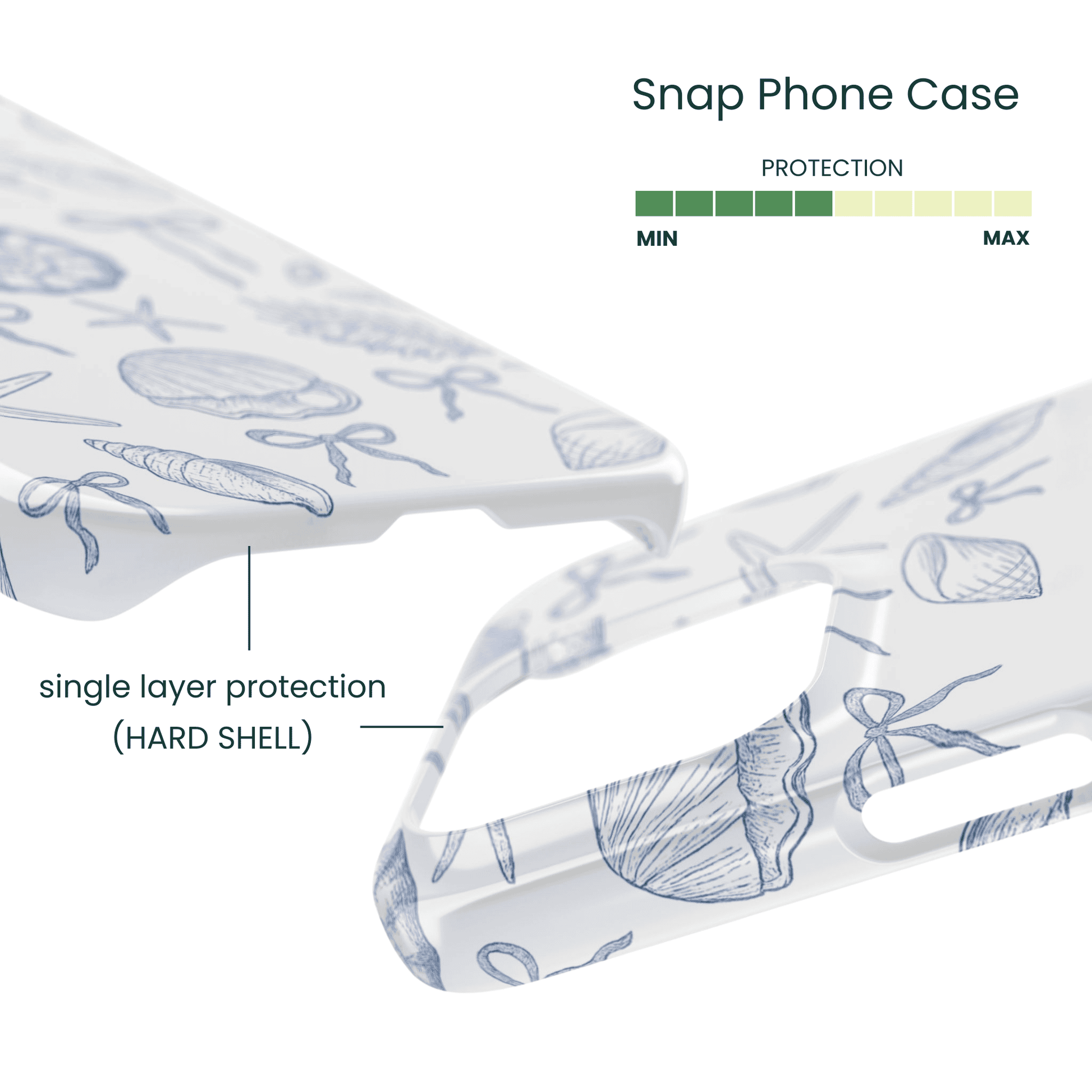 Lightweight Coquette Coastal Snap Case