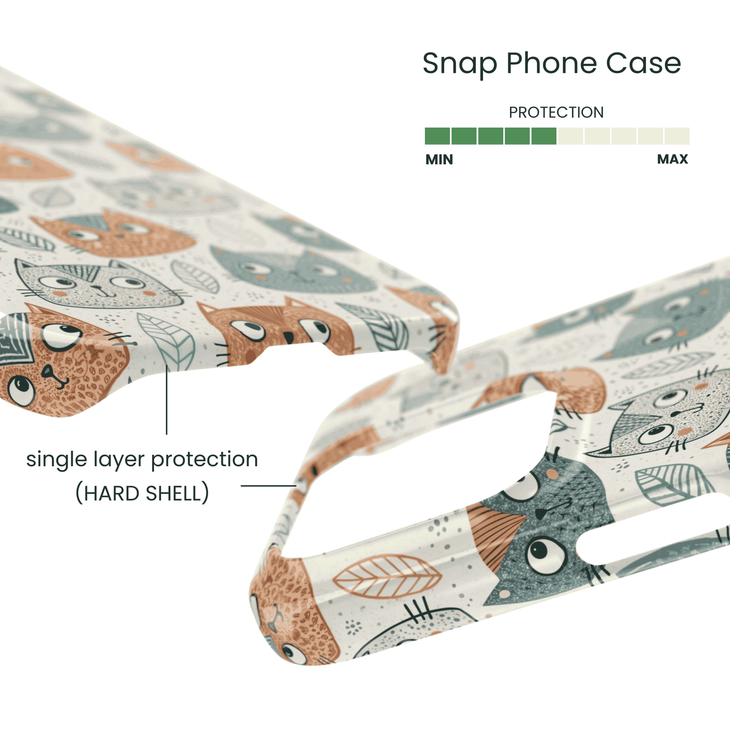 Snap Phone Case Protection Info - Shell