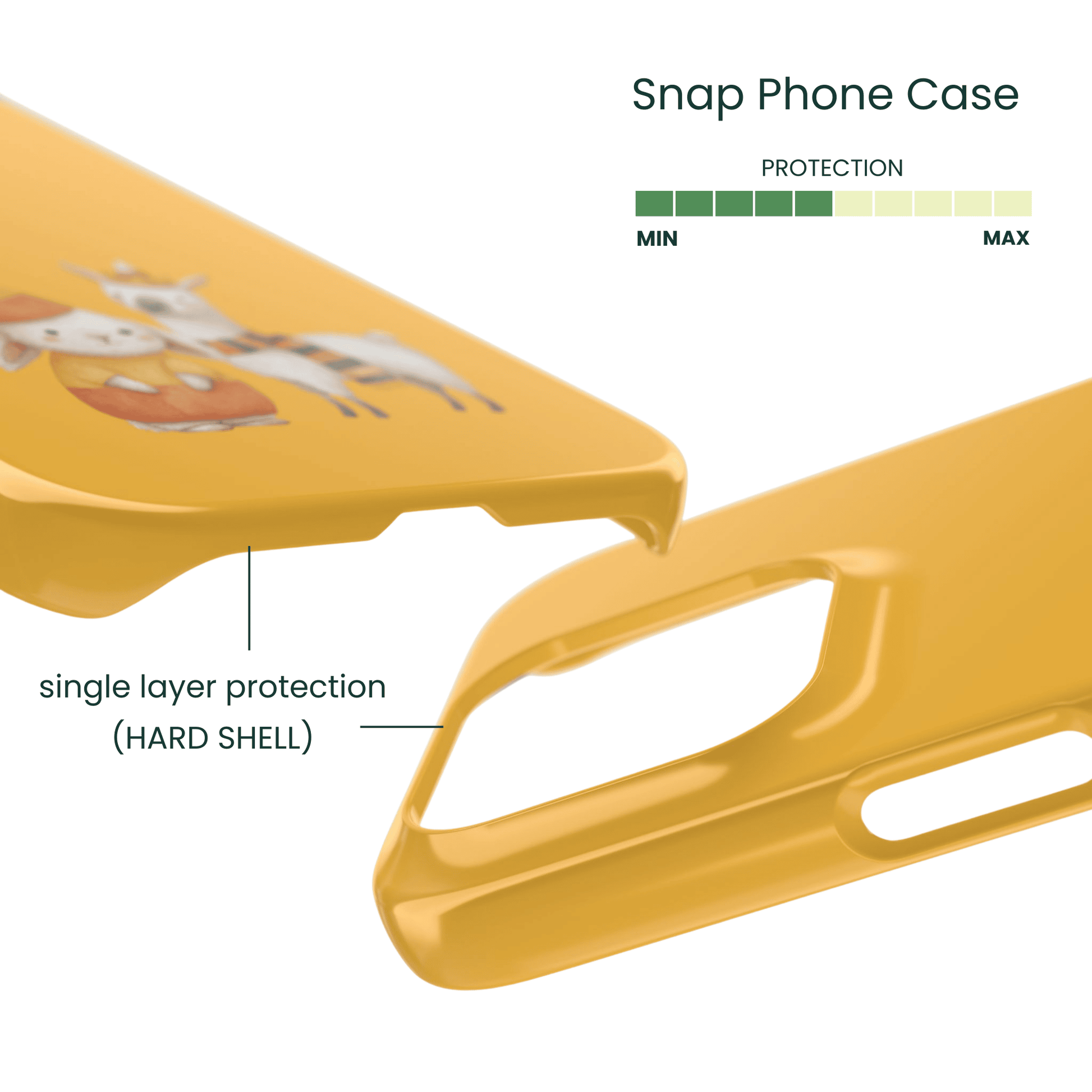 Snap Phone Case Protection Info - Shell