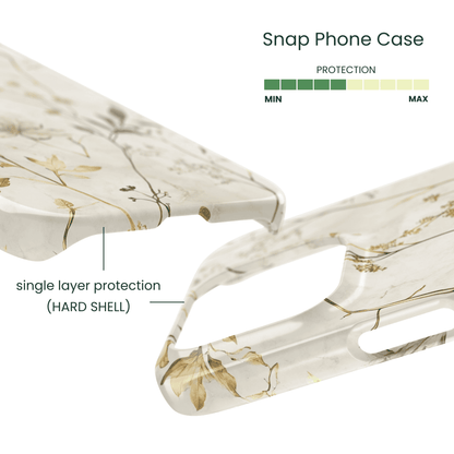 Boutique marble series snap case in a weightless artistic design