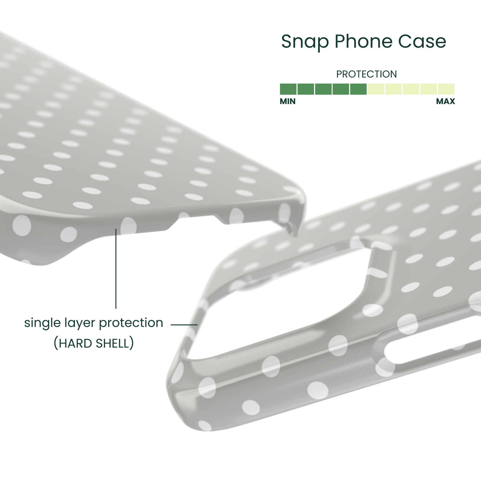 Snap Phone Case Protection Info - Shell