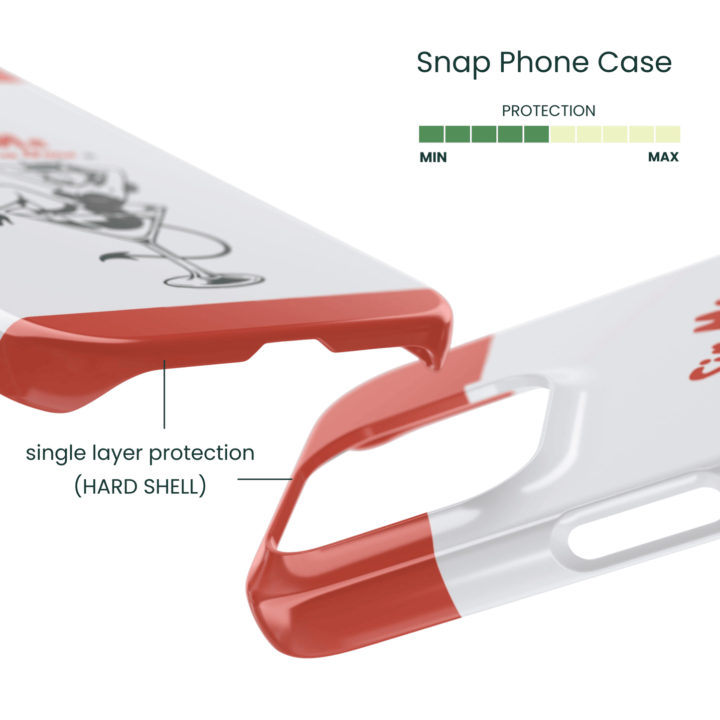 Snap Phone Case Protection Info - Shell