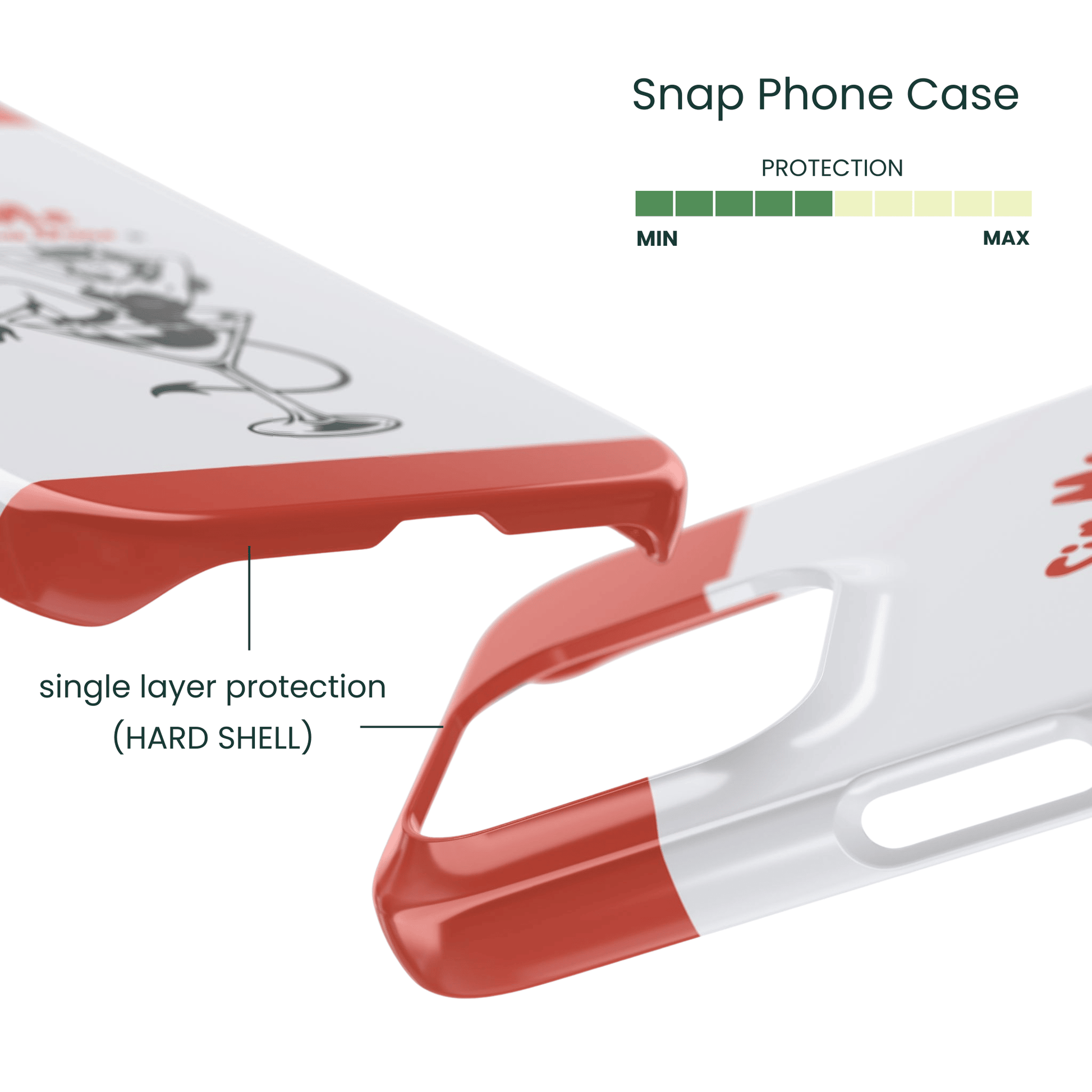 Snap Phone Case Protection Info - Shell