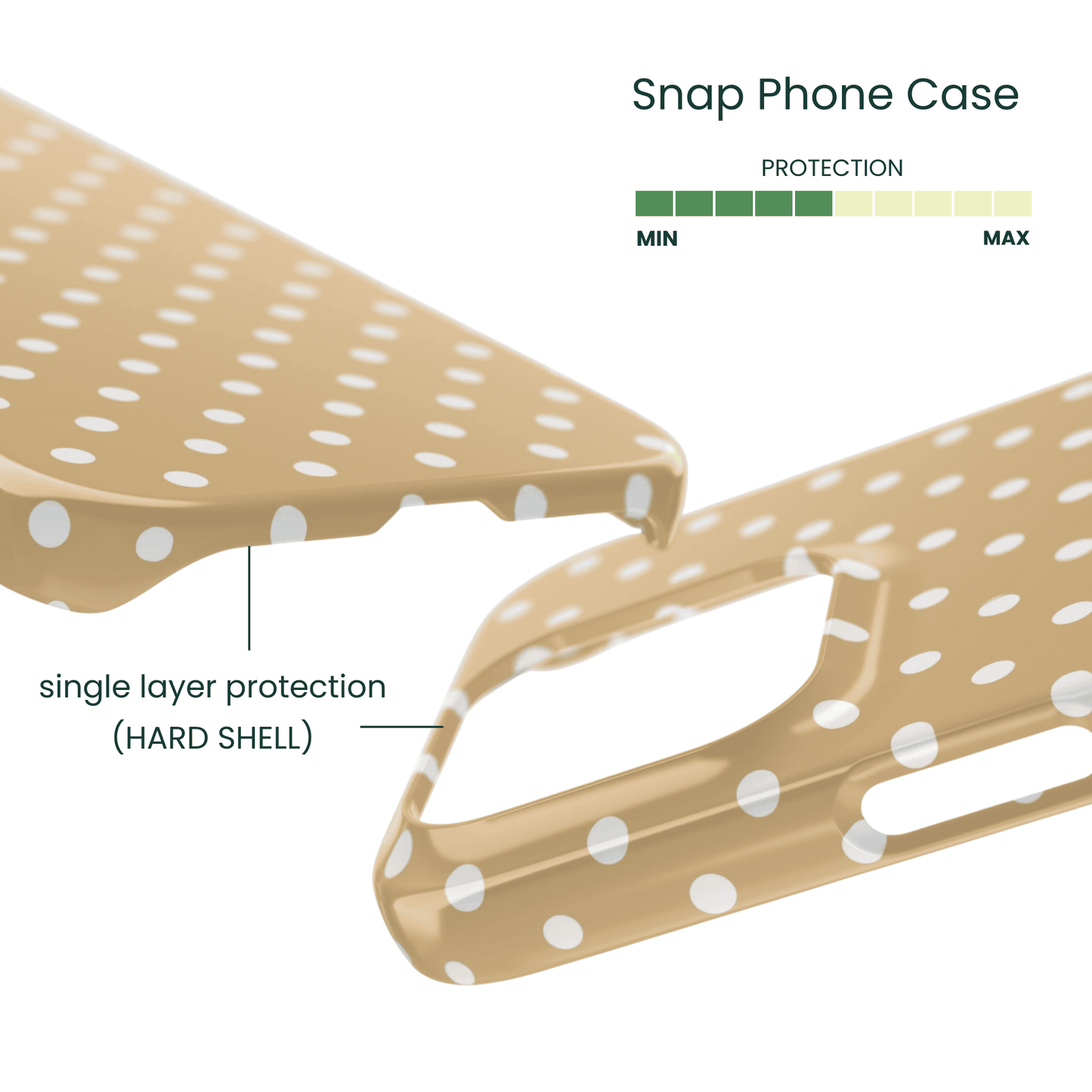 Snap Phone Case Protection Info - Shell