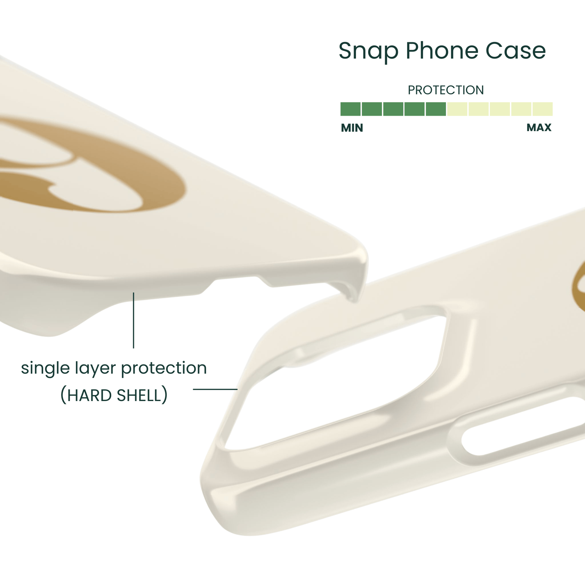 Thin profile Number 9 case for a sleek, bulk-free look