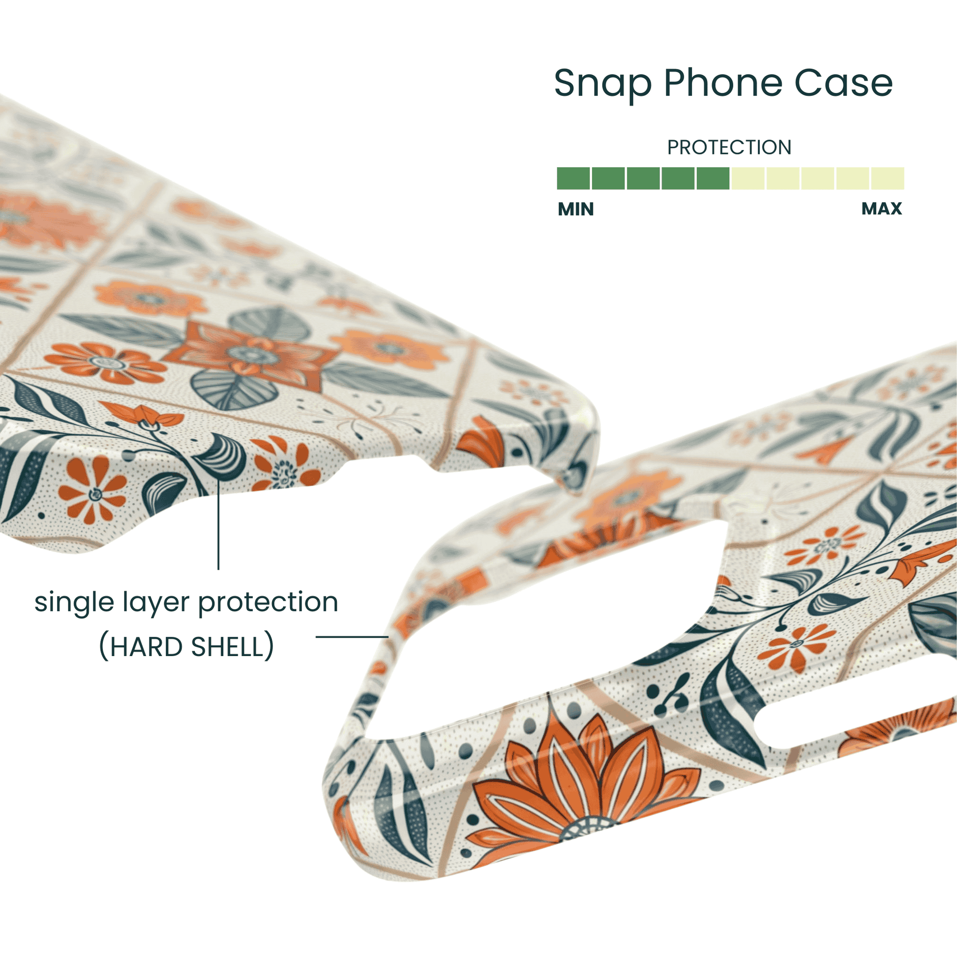 Boutique series snap case in weightless artistic design