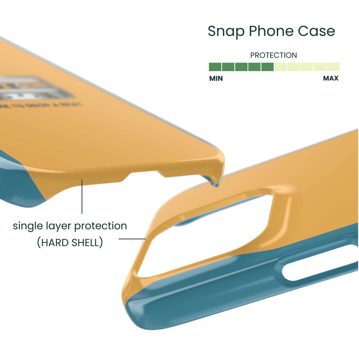 Snap Phone Case Protection Info - Shell