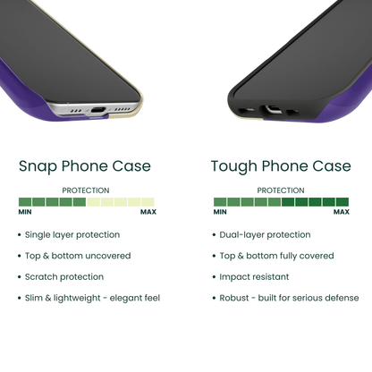 Snap Phone Case VS Tough Phone Case Protection Comparison
