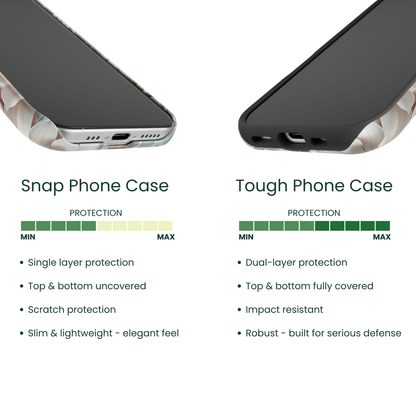 Snap phone case and tough phone case protection comparison