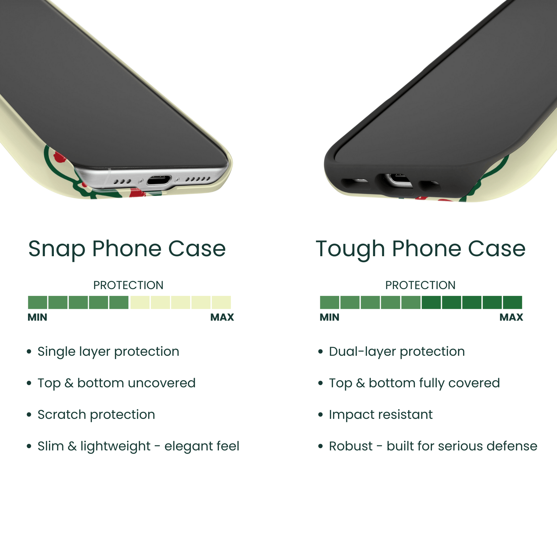 Aesthetic bold bow pattern durable Tough Case Snap Case