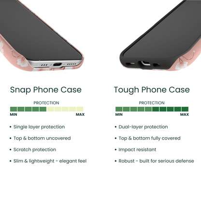 Snap Phone Case VS Tough Phone Case Protection Comparison