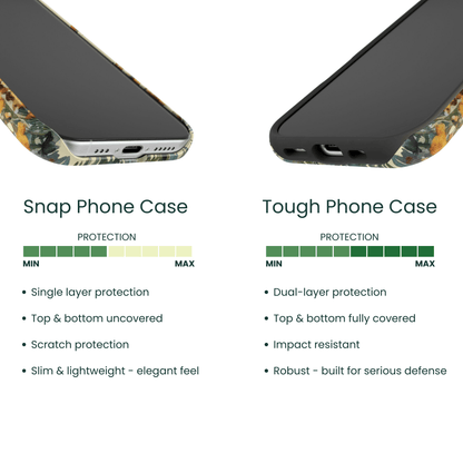 Snap Phone Case VS Tough Phone Case Protection Comparison