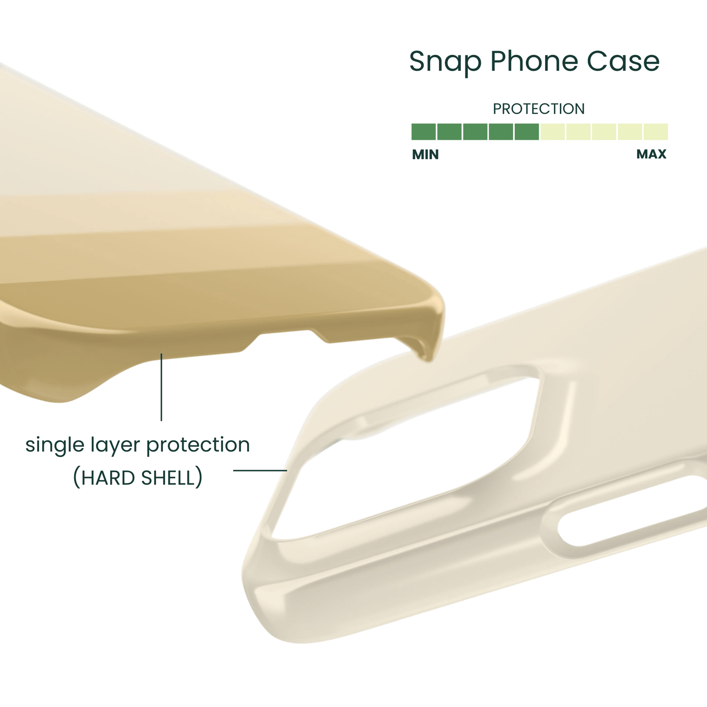 Ultra-thin Paris city aesthetic snap case for a bulk-free minimalist look